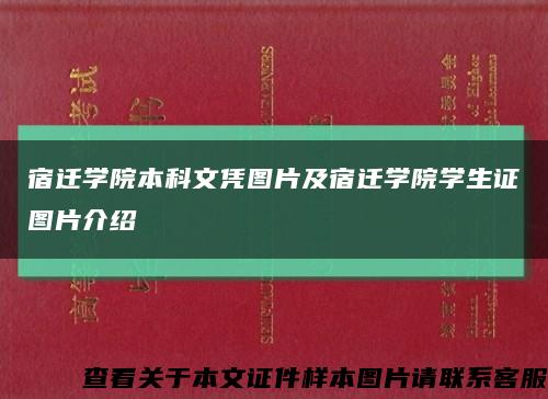 宿迁学院本科文凭图片及宿迁学院学生证图片介绍缩略图