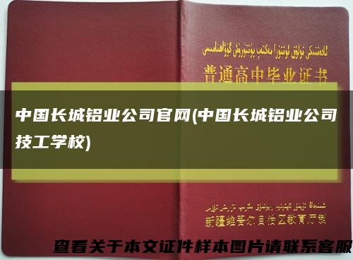 中国长城铝业公司官网(中国长城铝业公司技工学校)缩略图