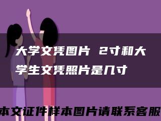 大学文凭图片 2寸和大学生文凭照片是几寸缩略图