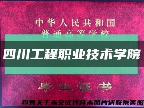 四川工程职业技术学院缩略图