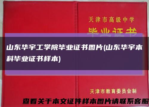 山东华宇工学院毕业证书图片(山东华宇本科毕业证书样本)缩略图