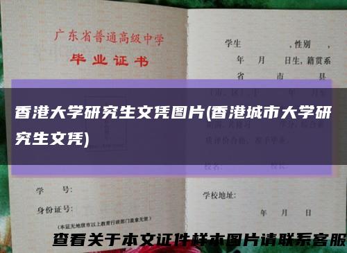 香港大学研究生文凭图片(香港城市大学研究生文凭)缩略图