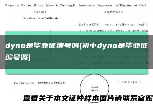 dyno是毕业证编号吗(初中dyno是毕业证编号吗)缩略图