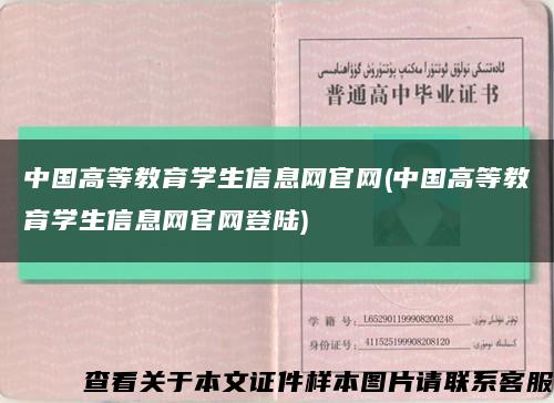 中国高等教育学生信息网官网(中国高等教育学生信息网官网登陆)缩略图