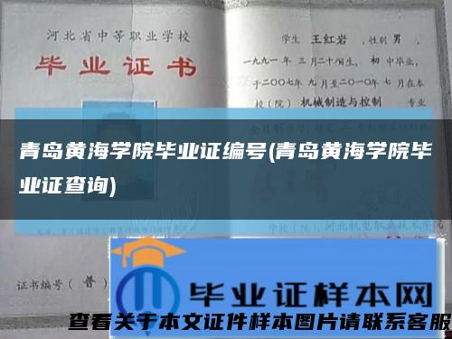 青岛黄海学院毕业证编号(青岛黄海学院毕业证查询)缩略图