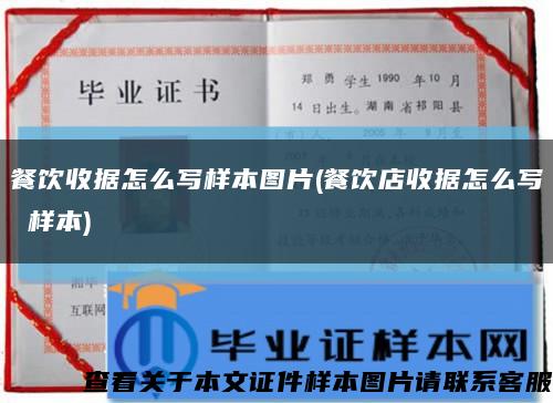 餐饮收据怎么写样本图片(餐饮店收据怎么写 样本)缩略图