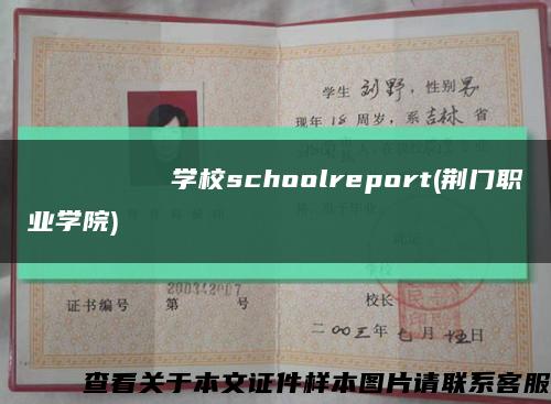 ビジュアルアーツ専門学校schoolreport(荆门职业学院)缩略图