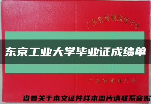 东京工业大学毕业证成绩单缩略图