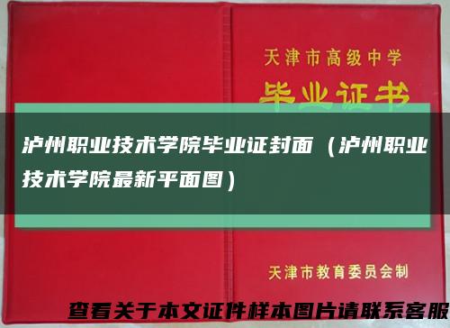 泸州职业技术学院毕业证封面（泸州职业技术学院最新平面图）缩略图