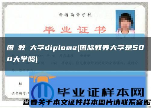 国際教養大学diploma(国际教养大学是500大学吗)缩略图