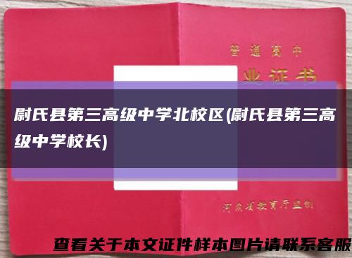 尉氏县第三高级中学北校区(尉氏县第三高级中学校长)缩略图