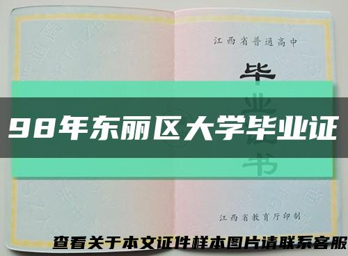 98年东丽区大学毕业证缩略图