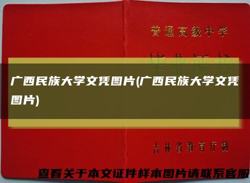 广西民族大学文凭图片(广西民族大学文凭图片)缩略图