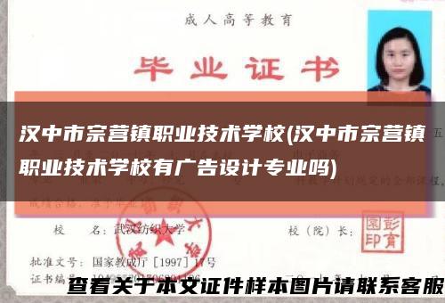 汉中市宗营镇职业技术学校(汉中市宗营镇职业技术学校有广告设计专业吗)缩略图