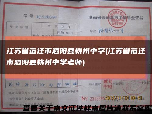 江苏省宿迁市泗阳县桃州中学(江苏省宿迁市泗阳县桃州中学老师)缩略图