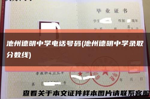 池州德明中学电话号码(池州德明中学录取分数线)缩略图