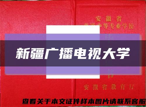 新疆广播电视大学缩略图