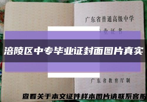 涪陵区中专毕业证封面图片真实缩略图