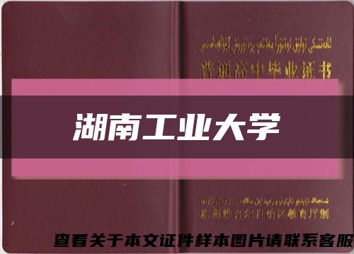 湖南工业大学缩略图