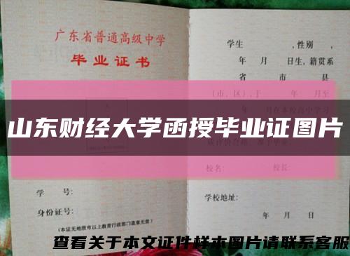 山东财经大学函授毕业证图片缩略图