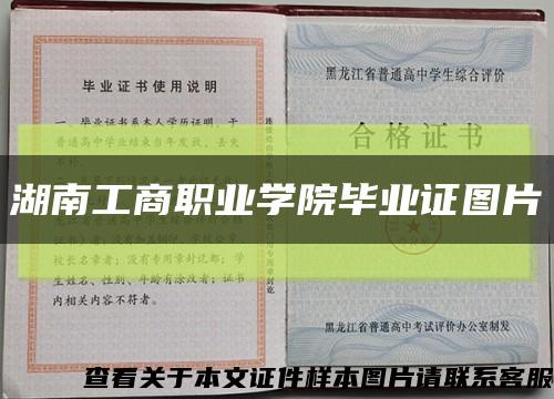 湖南工商职业学院毕业证图片缩略图