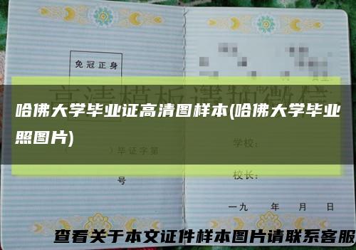 哈佛大学毕业证高清图样本(哈佛大学毕业照图片)缩略图