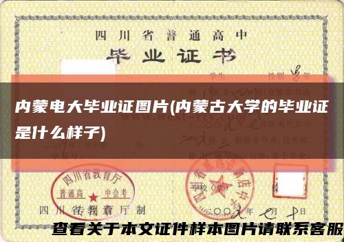 内蒙电大毕业证图片(内蒙古大学的毕业证是什么样子)缩略图