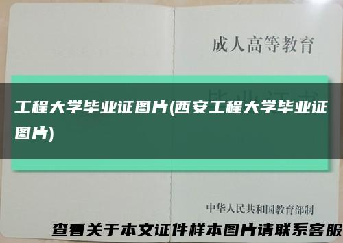 工程大学毕业证图片(西安工程大学毕业证图片)缩略图