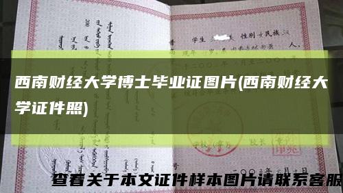 西南财经大学博士毕业证图片(西南财经大学证件照)缩略图