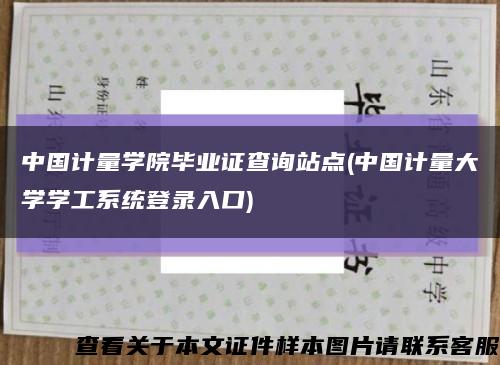 中国计量学院毕业证查询站点(中国计量大学学工系统登录入口)缩略图