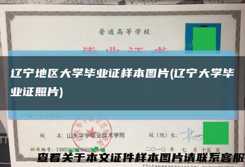 辽宁地区大学毕业证样本图片(辽宁大学毕业证照片)缩略图