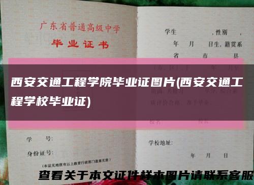 西安交通工程学院毕业证图片(西安交通工程学校毕业证)缩略图