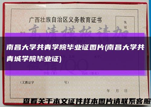 南昌大学共青学院毕业证图片(南昌大学共青城学院毕业证)缩略图