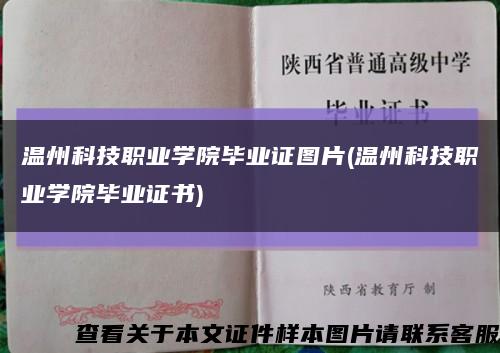 温州科技职业学院毕业证图片(温州科技职业学院毕业证书)缩略图