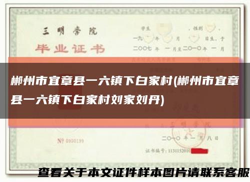 郴州市宜章县一六镇下白家村(郴州市宜章县一六镇下白家村刘家刘丹)缩略图