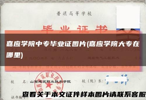 嘉应学院中专毕业证图片(嘉应学院大专在哪里)缩略图