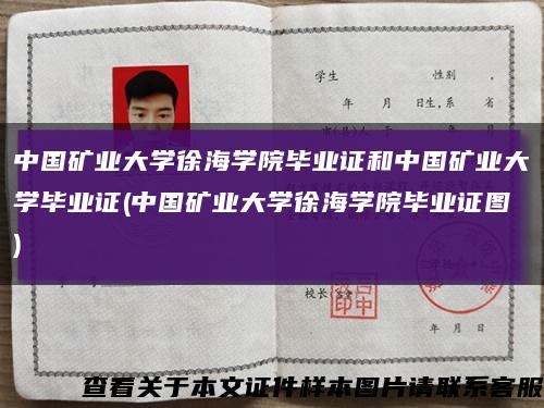 中国矿业大学徐海学院毕业证和中国矿业大学毕业证(中国矿业大学徐海学院毕业证图)缩略图