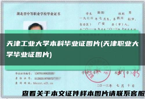 天津工业大学本科毕业证图片(天津职业大学毕业证图片)缩略图