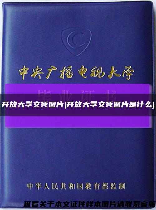 开放大学文凭图片(开放大学文凭图片是什么)缩略图