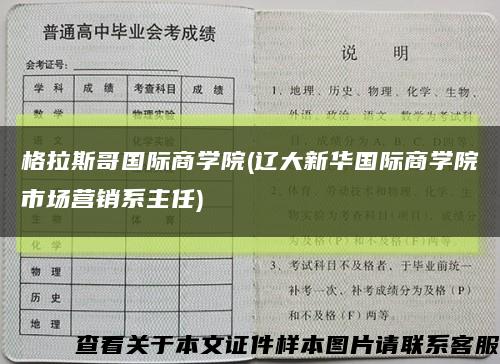 格拉斯哥国际商学院(辽大新华国际商学院市场营销系主任)缩略图