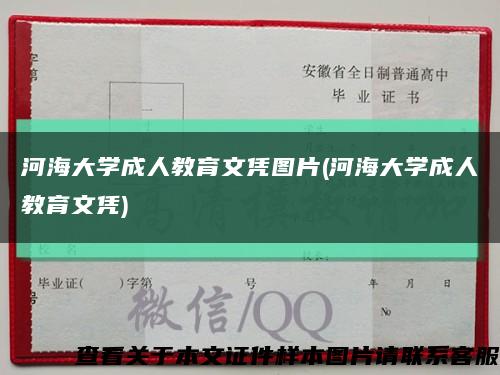 河海大学成人教育文凭图片(河海大学成人教育文凭)缩略图