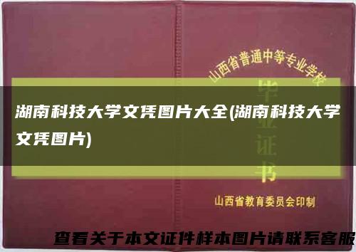 湖南科技大学文凭图片大全(湖南科技大学文凭图片)缩略图