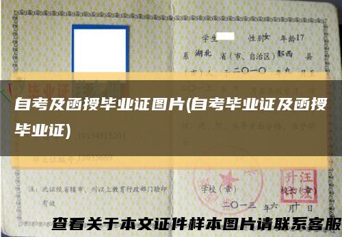自考及函授毕业证图片(自考毕业证及函授毕业证)缩略图