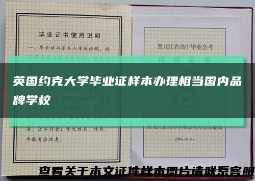 英国约克大学毕业证样本办理相当国内品牌学校缩略图