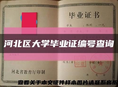 河北区大学毕业证编号查询缩略图