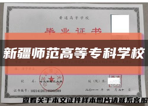 新疆师范高等专科学校缩略图