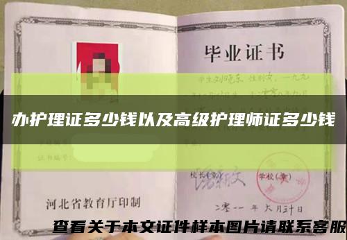 办护理证多少钱以及高级护理师证多少钱缩略图