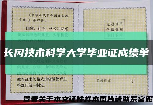 长冈技术科学大学毕业证成绩单缩略图