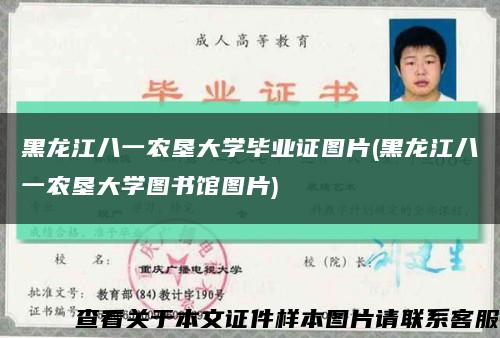 黑龙江八一农垦大学毕业证图片(黑龙江八一农垦大学图书馆图片)缩略图