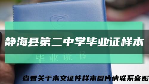 静海县第二中学毕业证样本缩略图